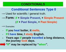 Презентация: Conditionals