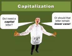 Презентация: Capitalization in English
